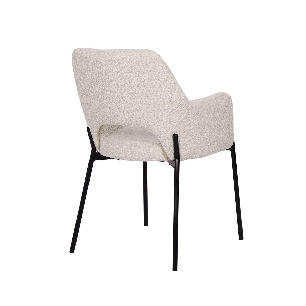 Fauteuilset van 2 met uitgesneden rugleuning