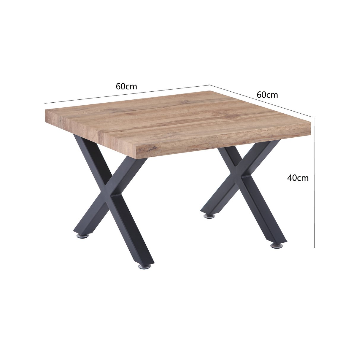 Salontafel 60x60x40 cm