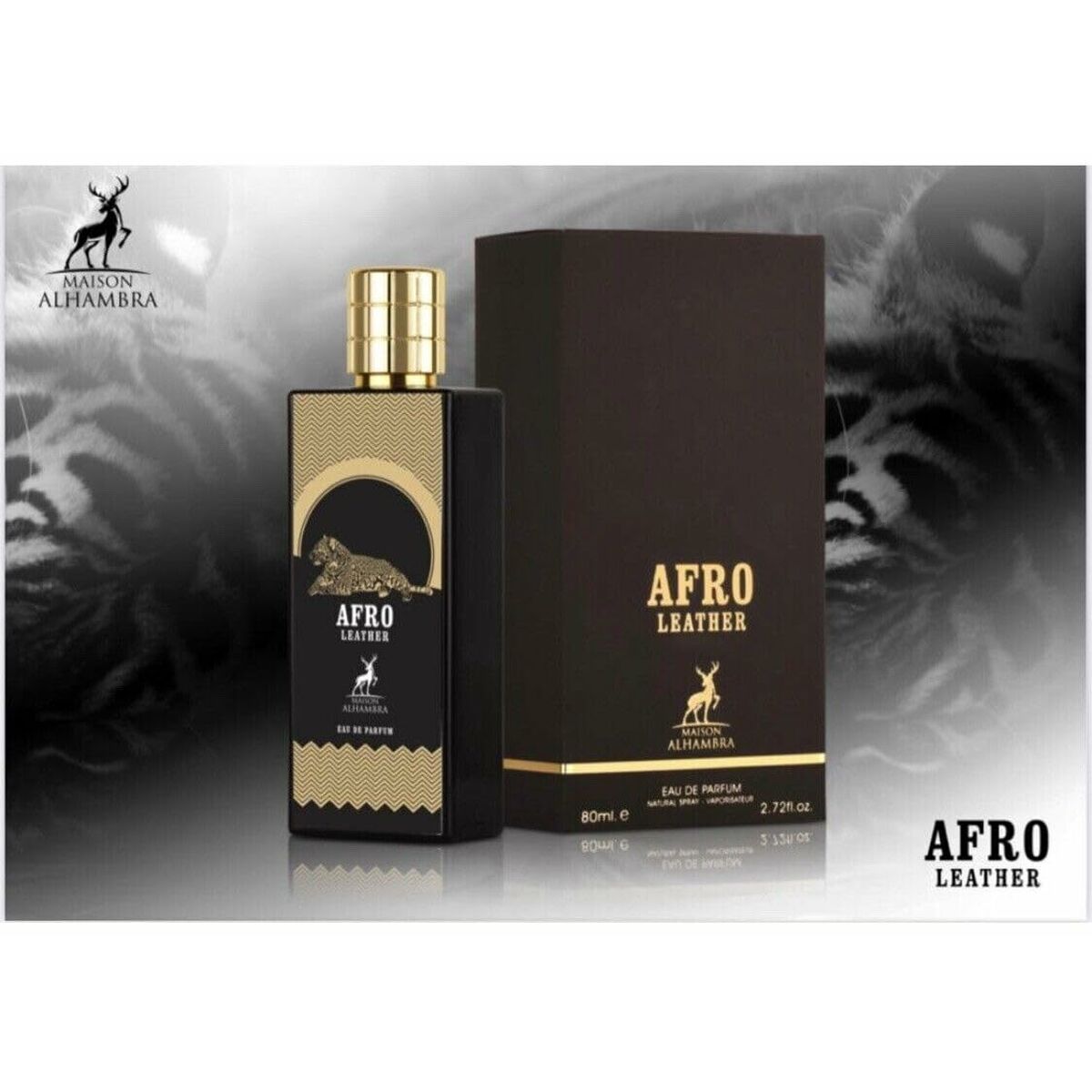 Herenparfum Maison Alhambra EDP Afro Leather 80 ml