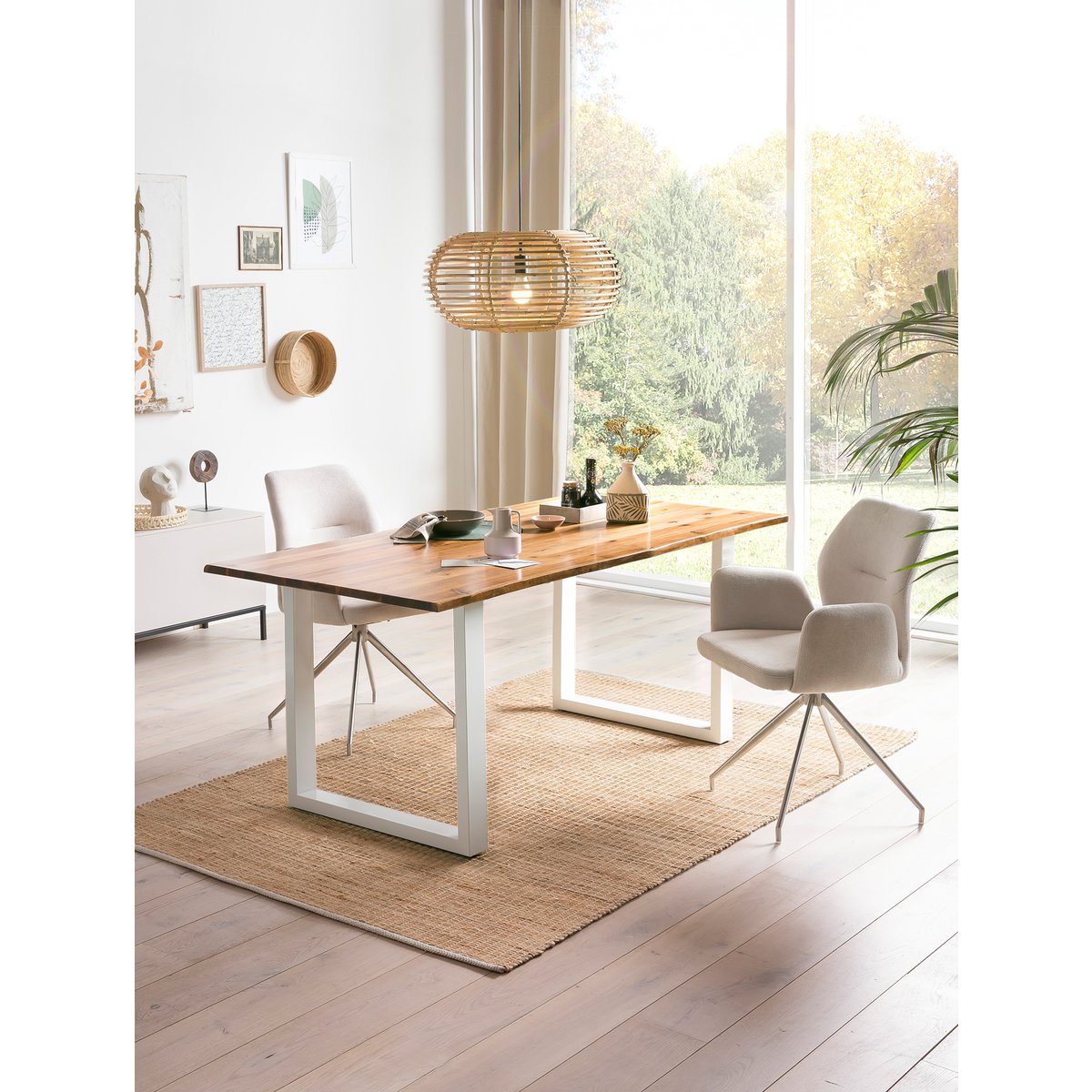 Acacia eettafel 120x80 cm