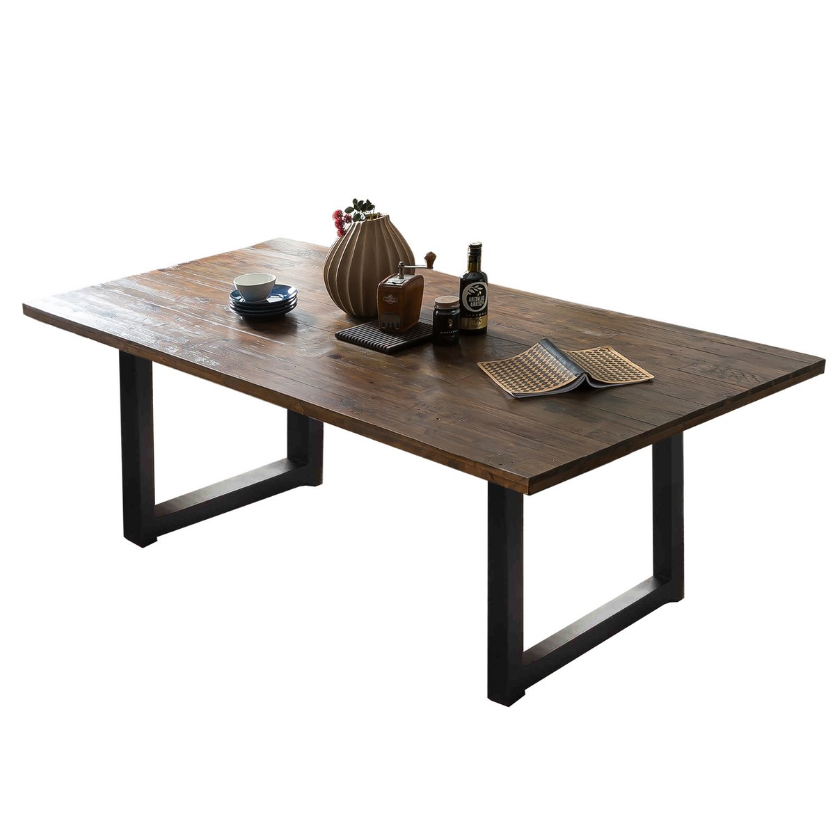Antiek zwart tafelframe