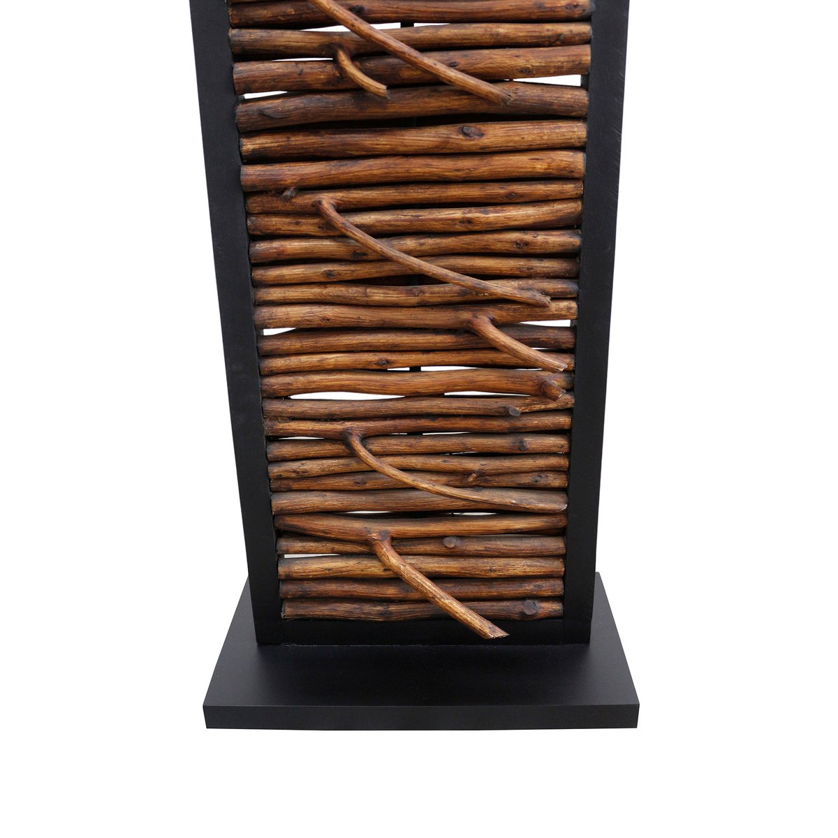 Vloerlamp drijfhout naturel/zwart 163 cm