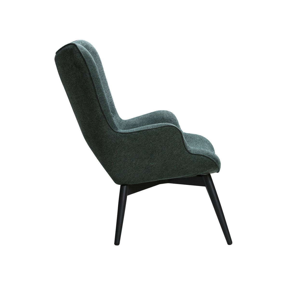 Fauteuil dennengroen structuurstof