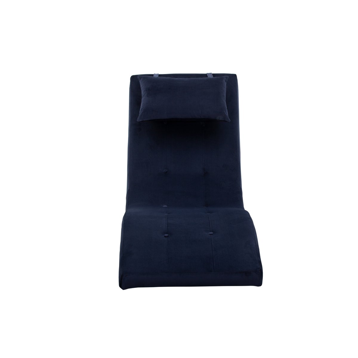 Relax ligbed fluweel blauw