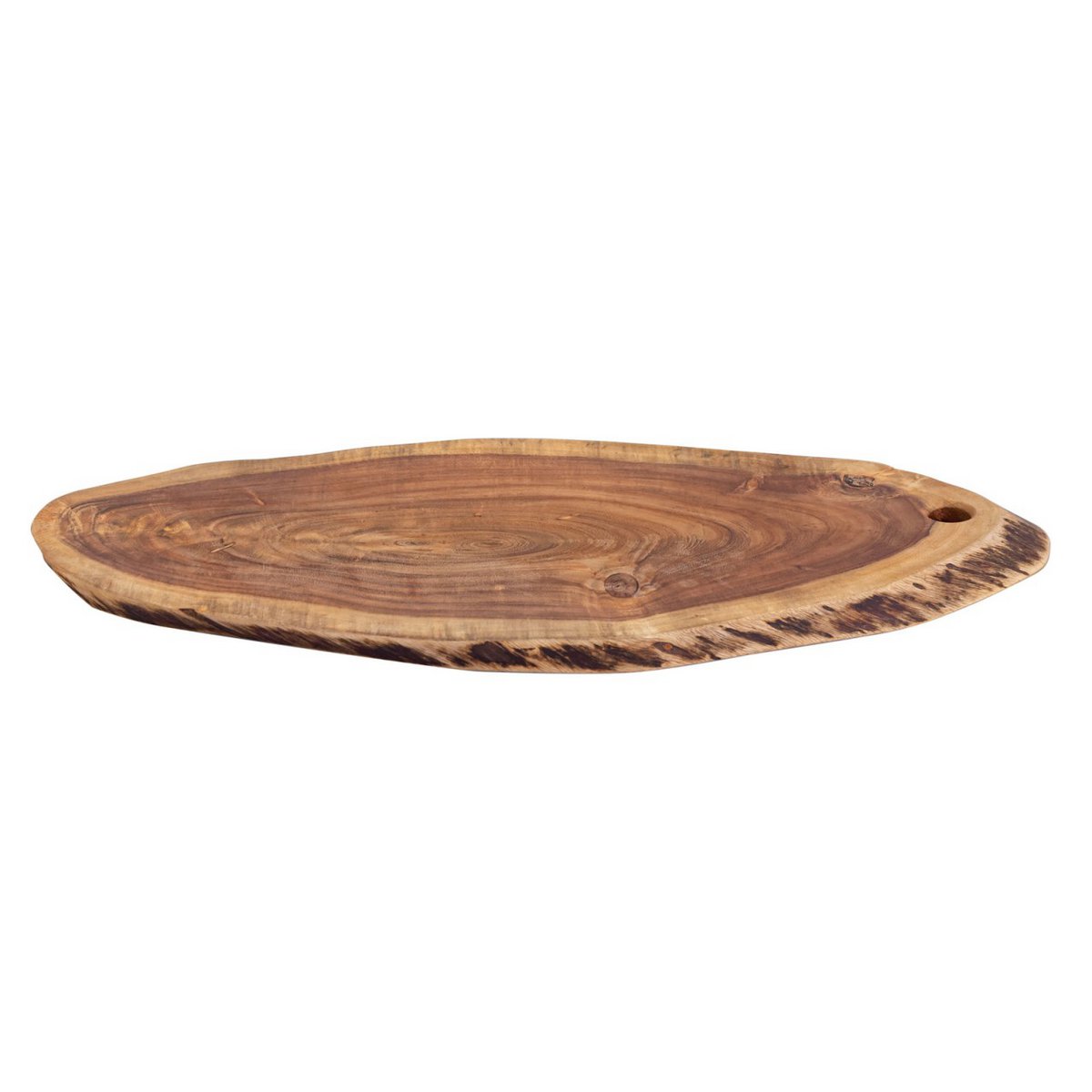Serveerplank boomschijf 4- of 8-delige snijplank hout dienblad decoratie acacia massief