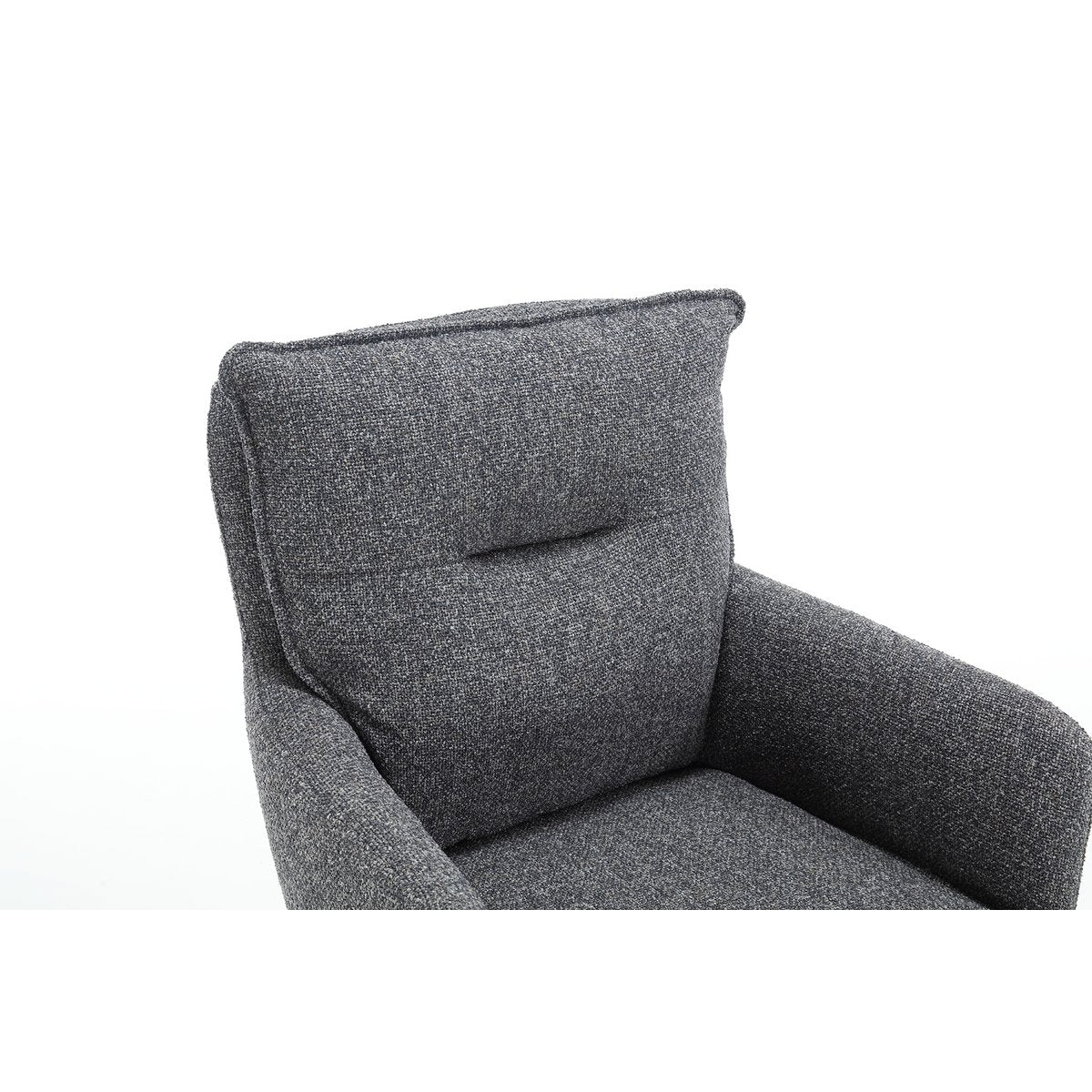 Fauteuil structuurstof antraciet