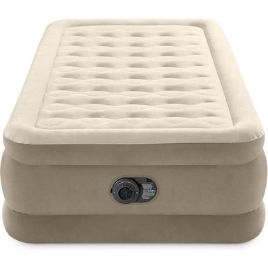 Intex 64426Nd Ultra Plush Twin Luchtbed + Ingebouwde Pomp 191X99X46 Cm Beige