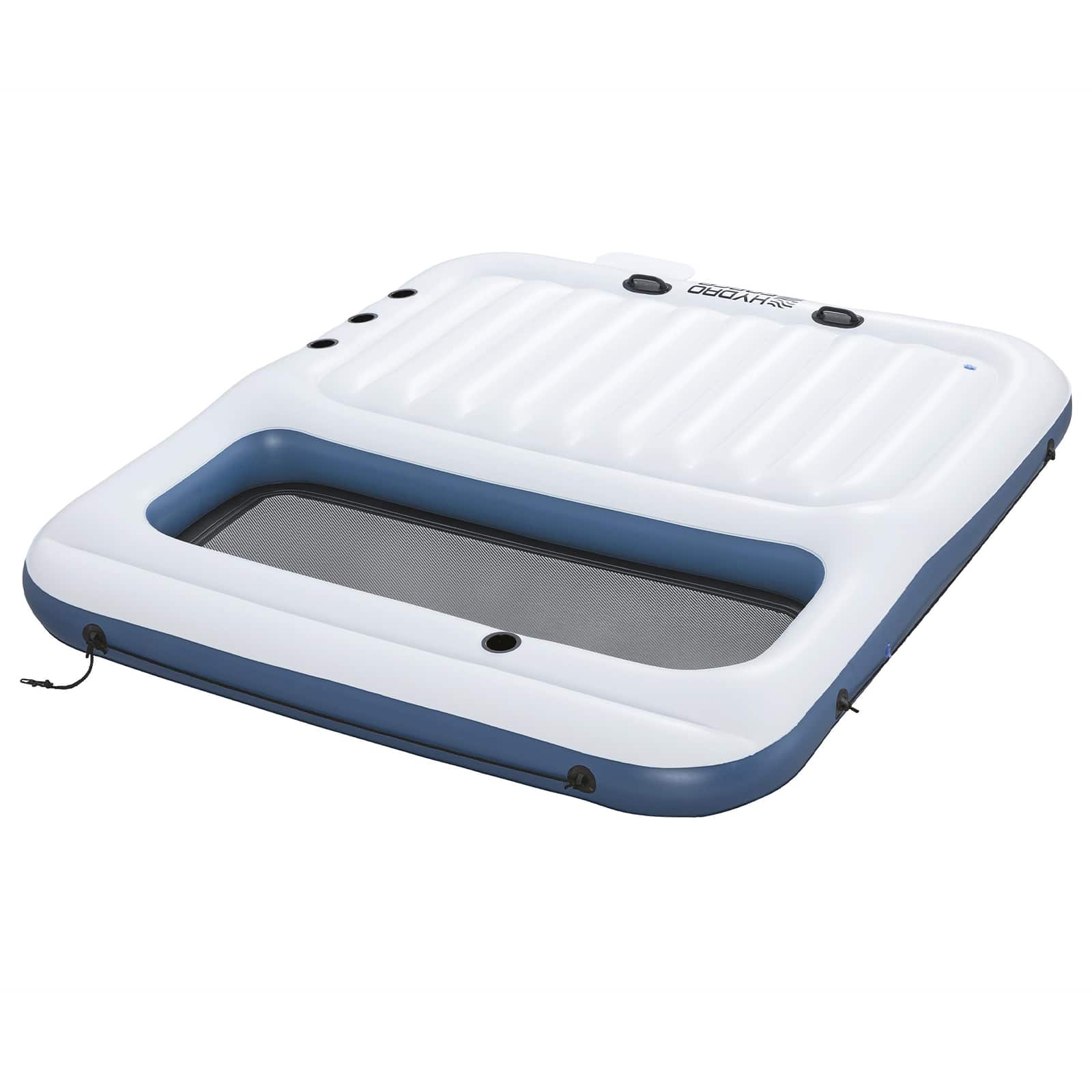 Hydro-Force drijvend eiland 2 st PVC Wit en Blauw