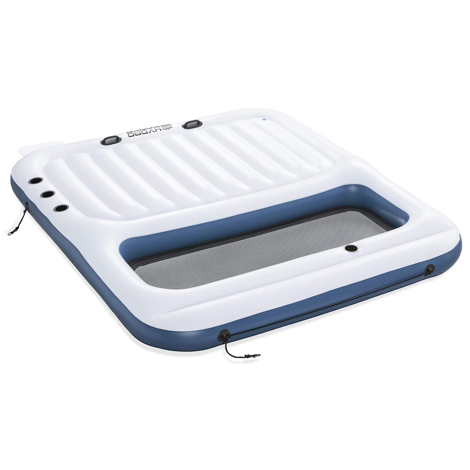 Hydro-Force drijvend eiland 2 st PVC Wit en Blauw
