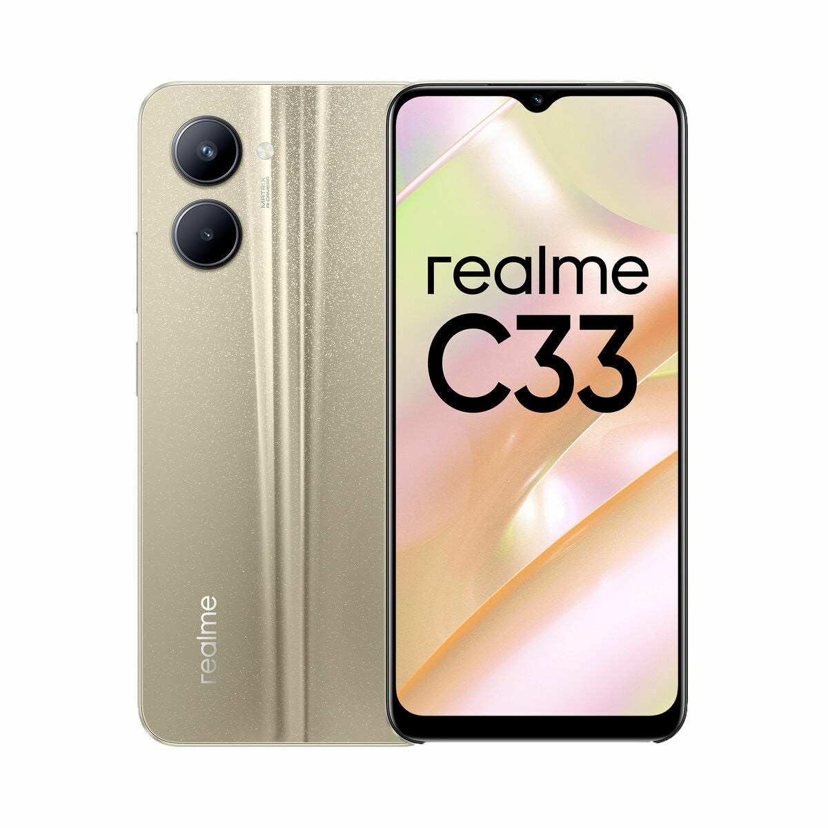 Smartphone Realme C33 Gouden 4 GB RAM Octa Core Unisoc 6,5" 64 GB 1 TB