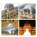 Cubic Fun 3D Puzzel The Louvre + Led Verlichting 137 Stukjes