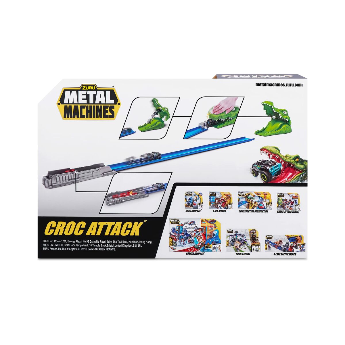 Baan Lanceerder Zuru Metal Machines Croc Attack 30 x 9 cm