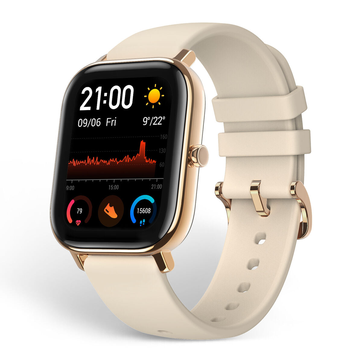 Smartwatch Amazfit GTS 2 DESERT 1,65" AMOLED 246 mAh 1,65" Zwart Gouden 43 mm (Refurbished A)