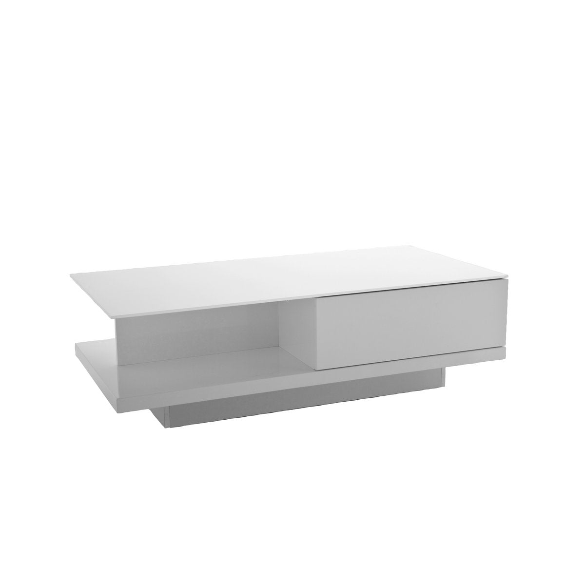 Salontafel 120x60x36 cm wit