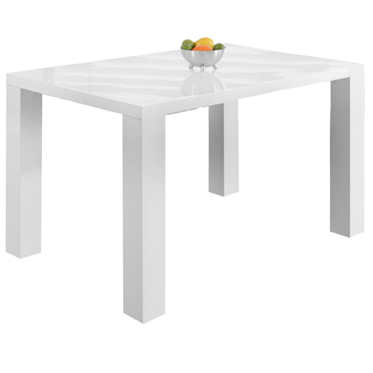 Eettafel 120x80x76 cm wit
