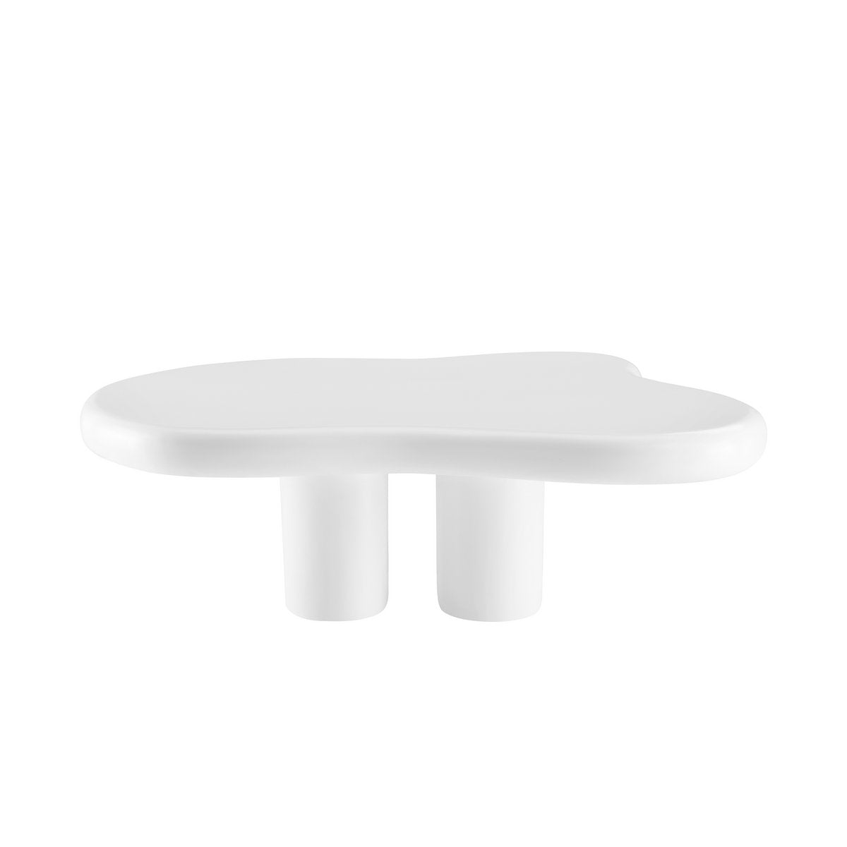Salontafel 123x89 cm wit