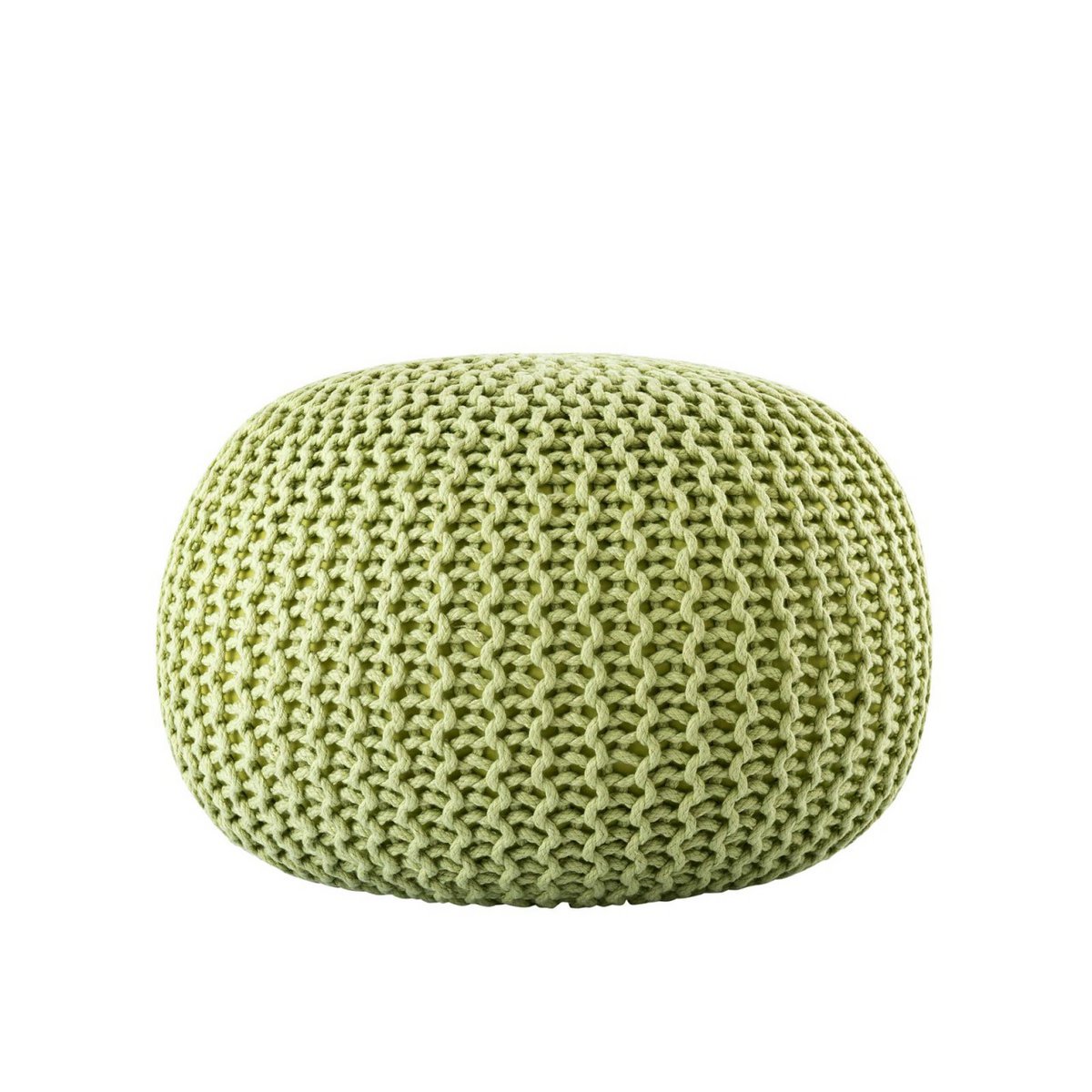 Pouf premium Ø45cm stoel kruk breien pouf in terras pool tuin duurzaam