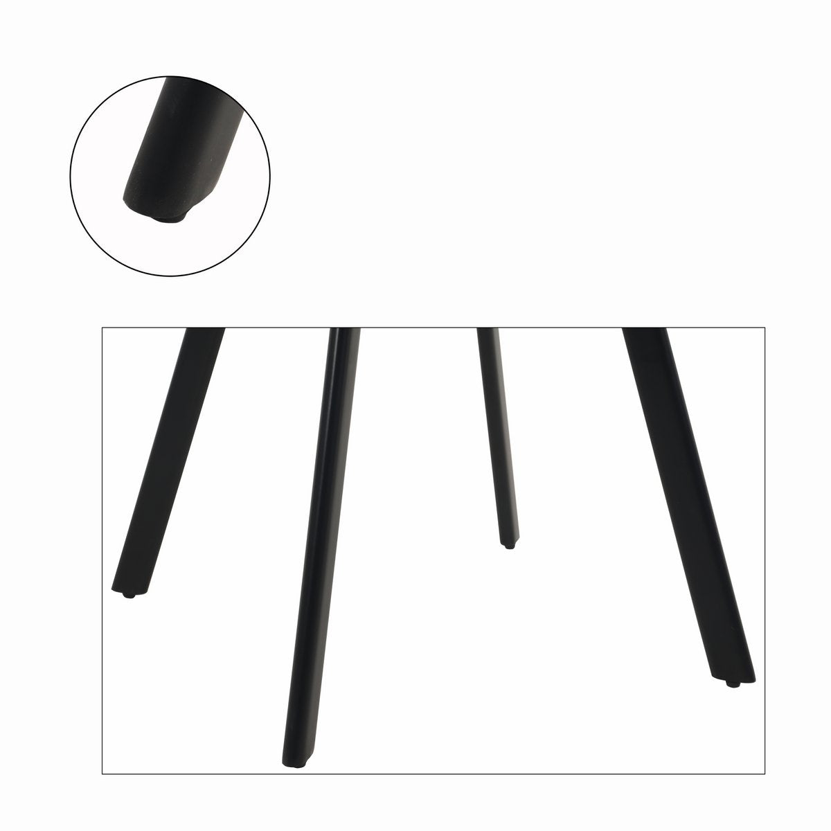 Eetgroep 5 stuks 180x90 cm