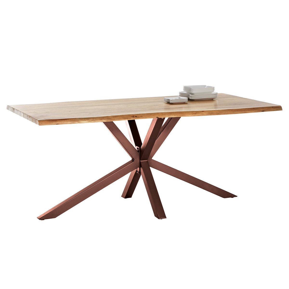 Tafel 180x90 cm. Natuurlijke acacia