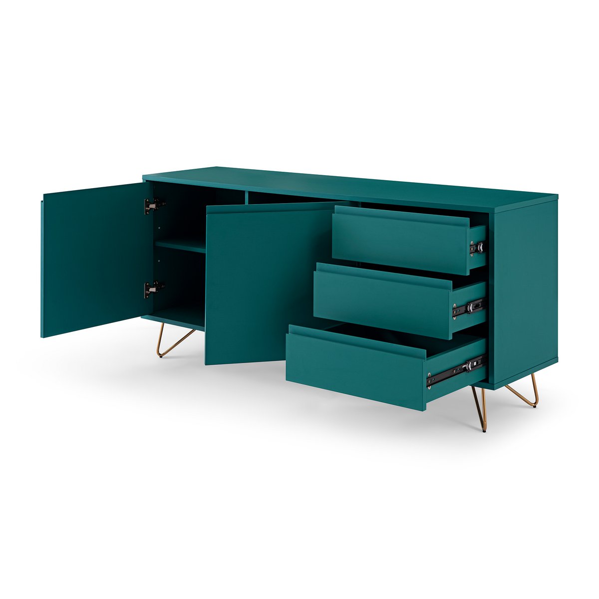 Dressoir met 2 deuren en 3 lades