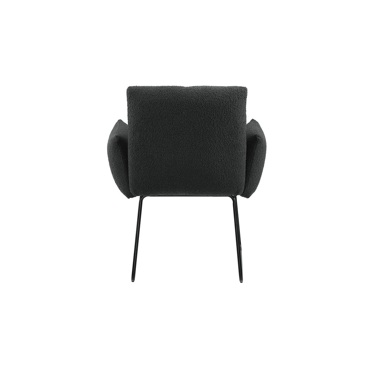 Fauteuil Bouclé stof antraciet