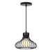 Homestyle Pro Mk013-B Industriële Hanglamp 23X20 Cm Zwart/Metaal