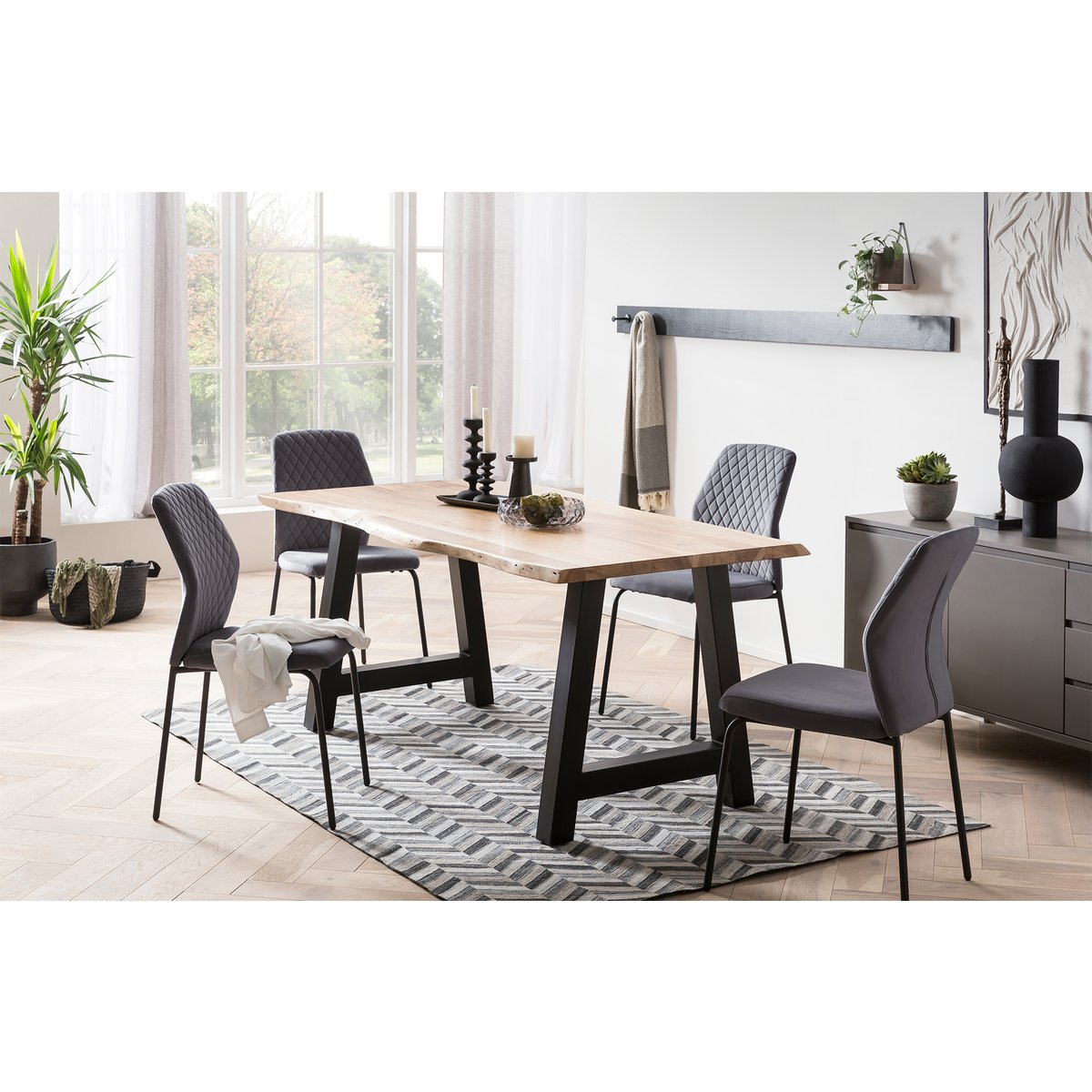Acacia eettafel 140x80 cm