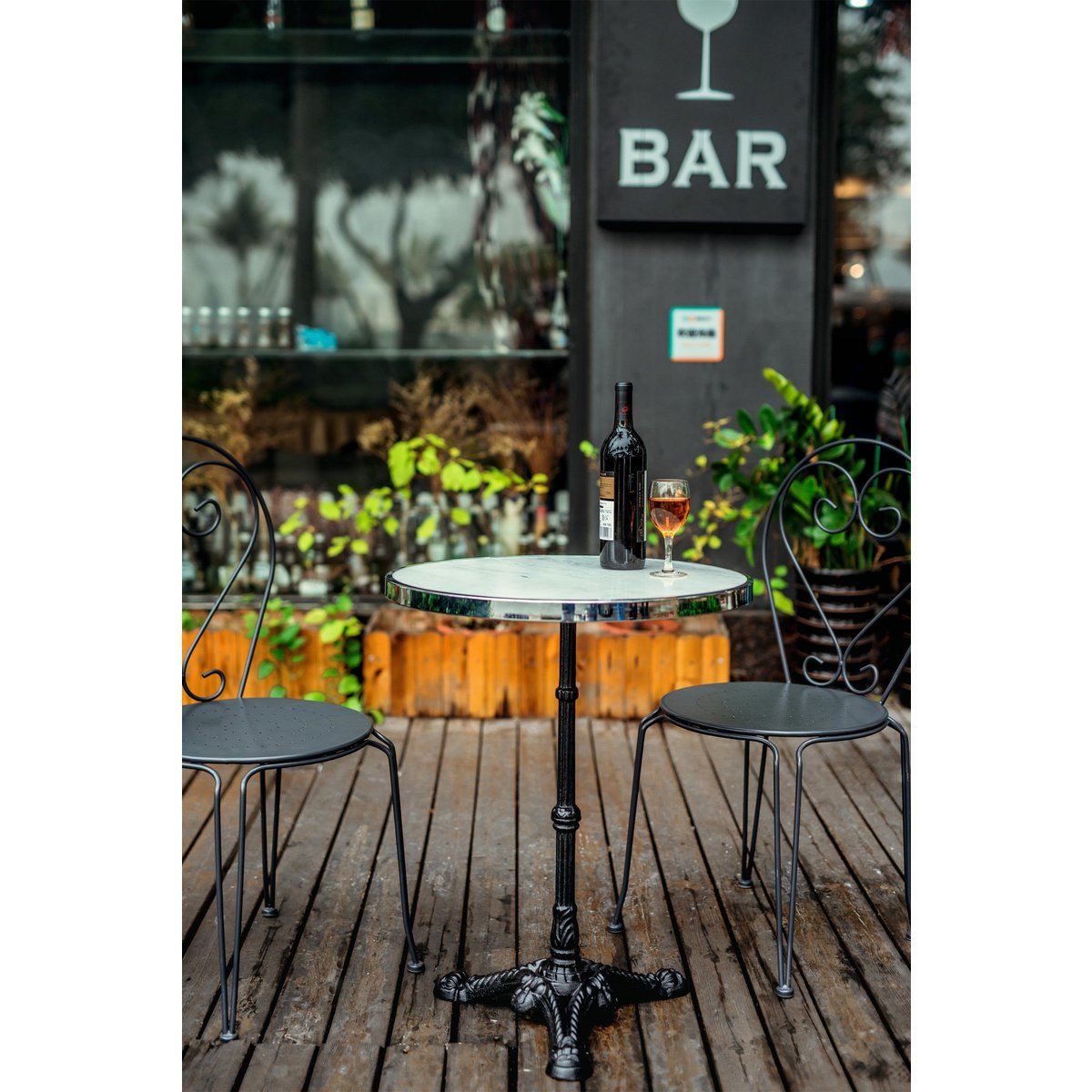 Tafel, 57 cm rond