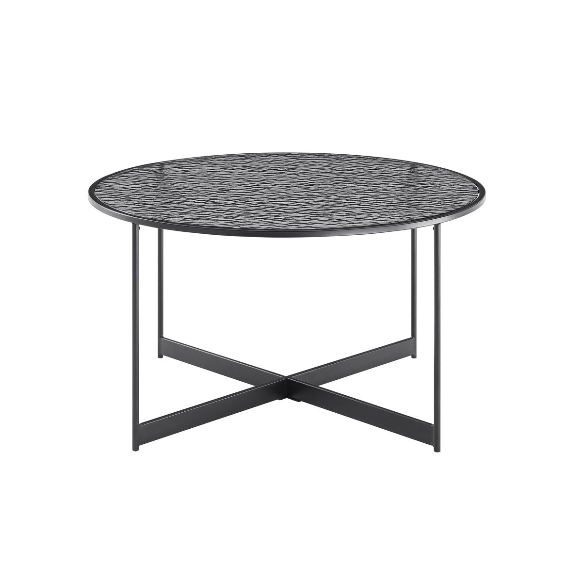 Salontafel Ø 80 cm zwart