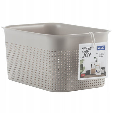 Rotho Brisen Opbergmand 26.2X18X13 Cm 4.5L Cappuccino