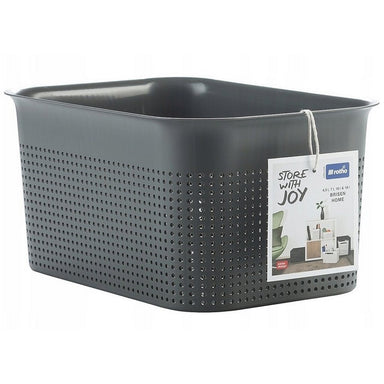 Rotho Brisen Opbergmand 26.2X18X13 Cm 4.5L Antraciet