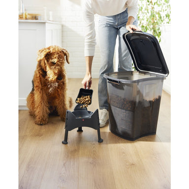 Rotho Archie Pet Food Container 38L Antraciet/Transparant
