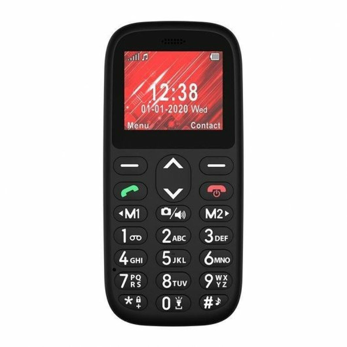 Vaste Telefoon voor Ouderen Telefunken TF-GSM-410-CAR-BK