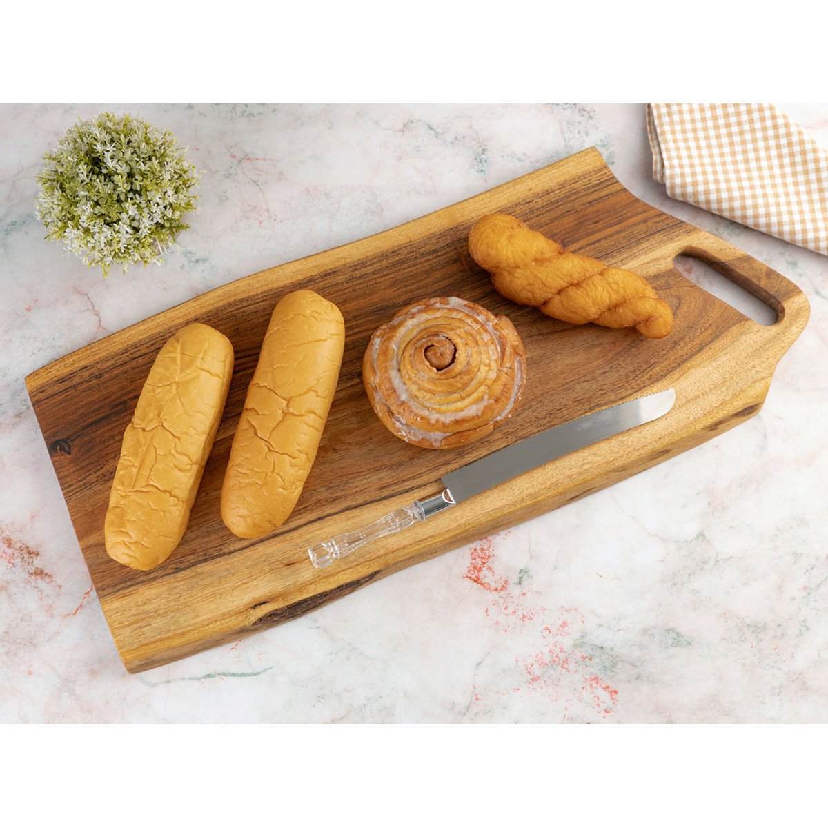 Serving Board Decoratief dienblad Masterbox 8-delige Viking 60x23cm Decoratief bord Acacia Massive