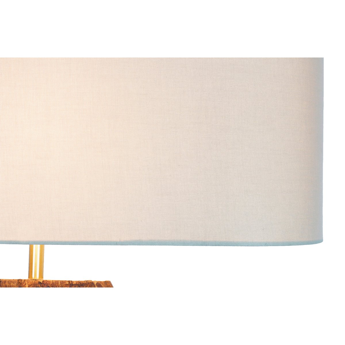 Vloerlamp acacia/linnen naturel 171 cm