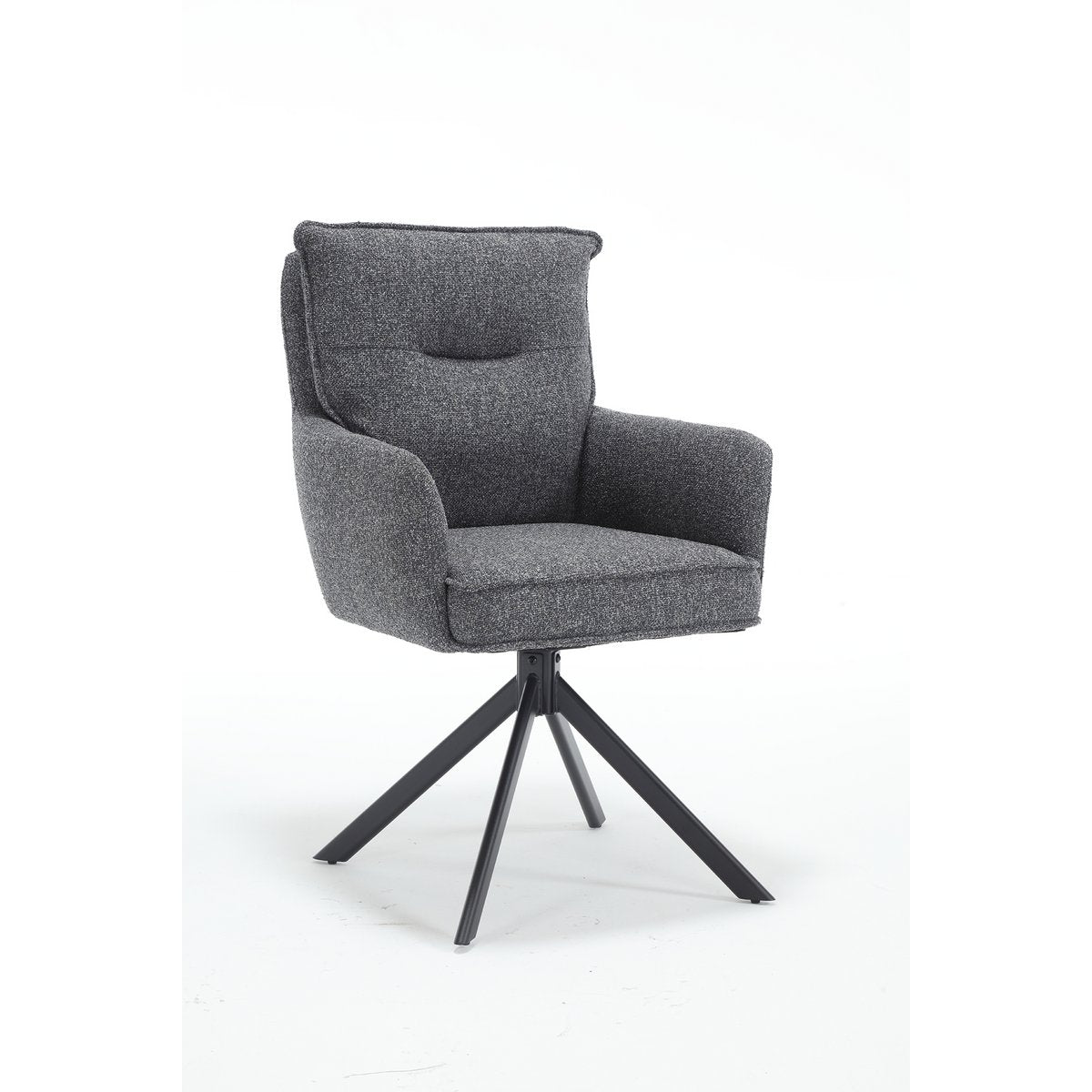 Fauteuil structuurstof antraciet