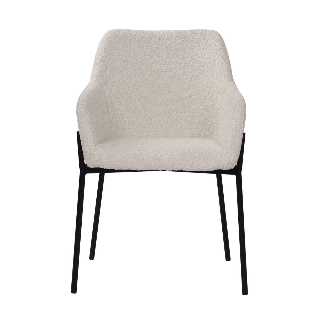 Set van 2 fauteuils met bouclé hoes