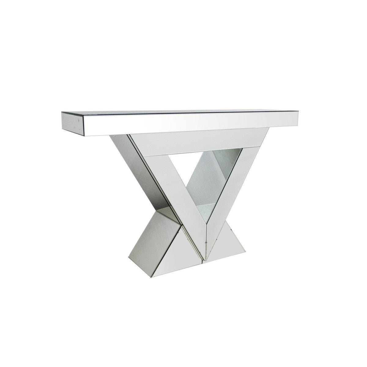 MDF console tafel met spiegelglas