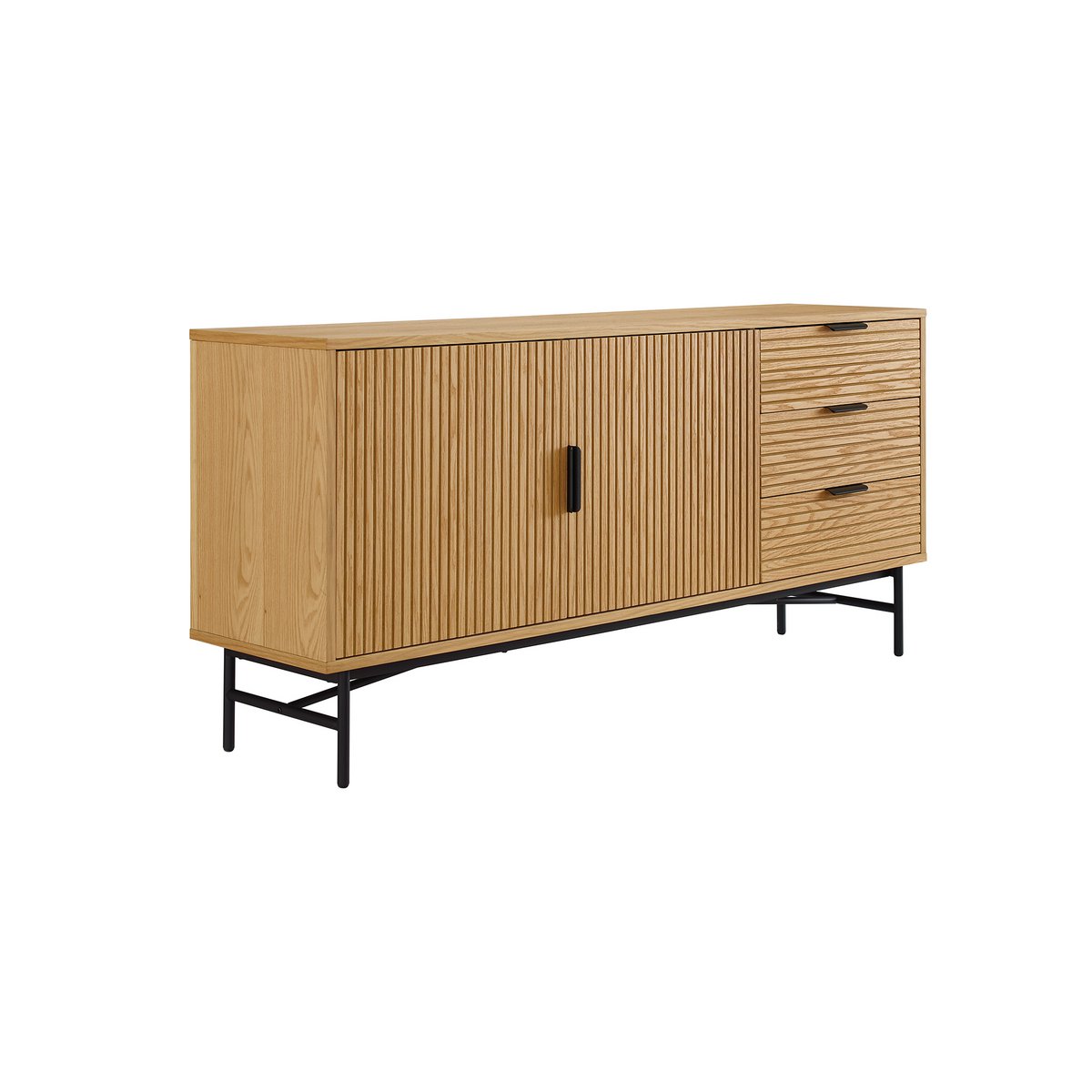 Dressoir 160 cm eiken echt houtfineer