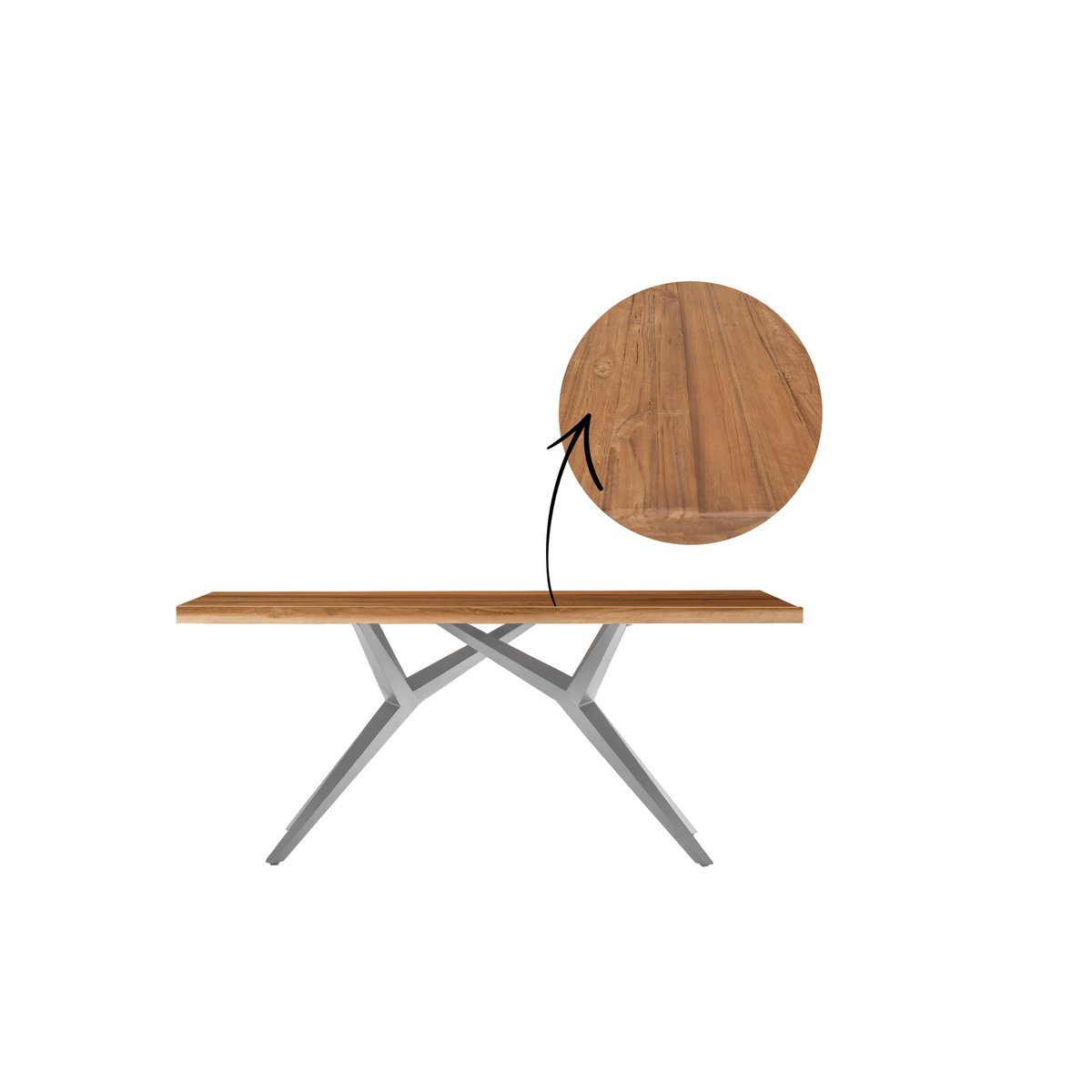 Tafel 220x100 cm