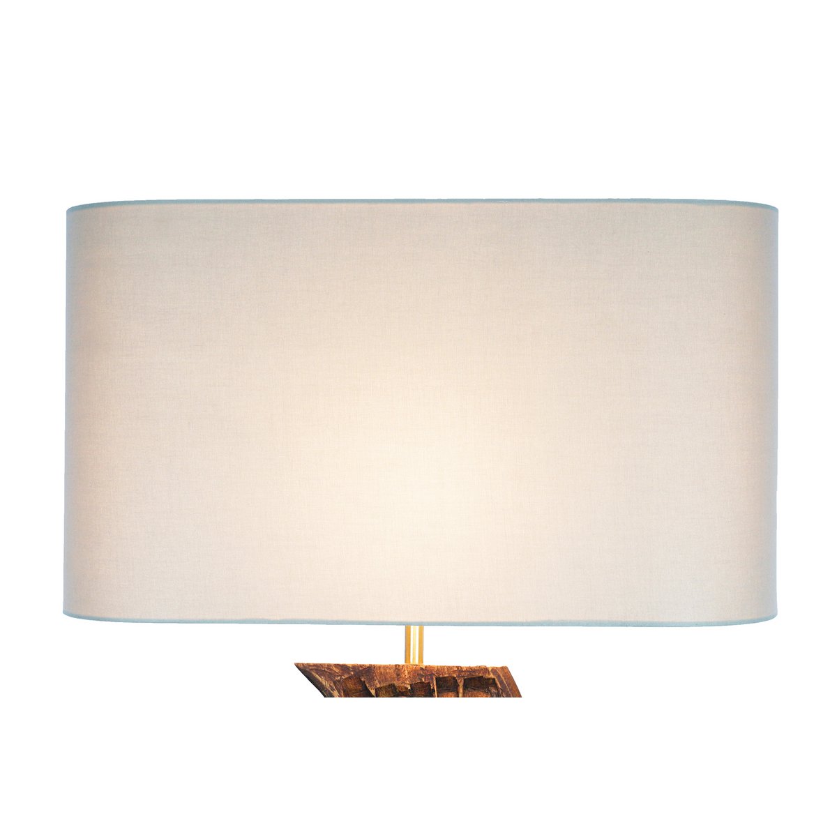Vloerlamp acacia/linnen naturel 171 cm