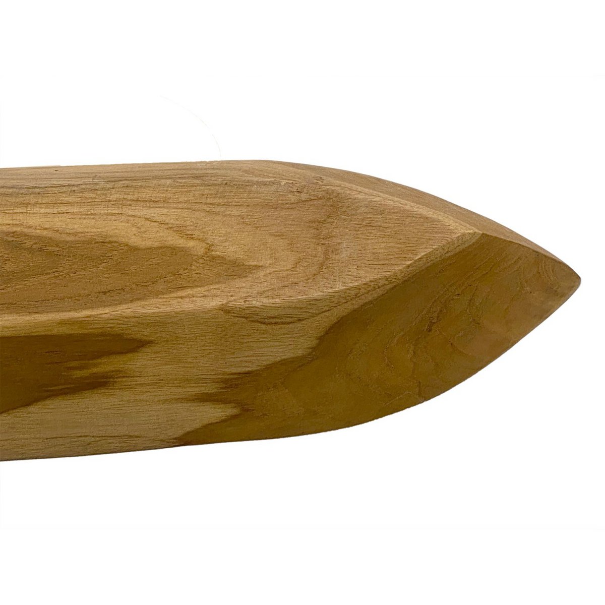 Teakhouten schaal 45x13cm bootvormig Uniek natuurproduct gemaakt van massief teakhout