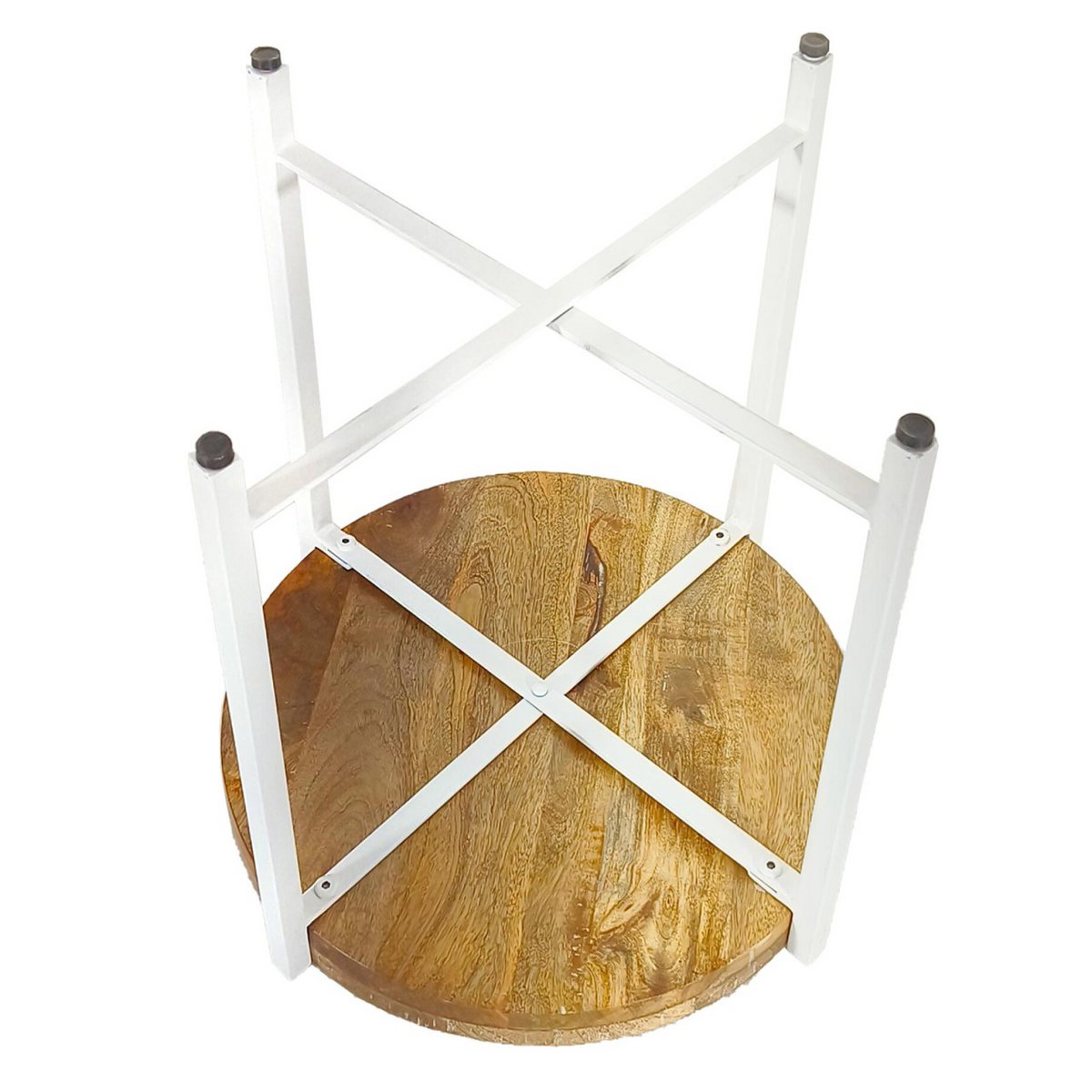 Bijzettafel ronde salontafel ø46xH45cm Sioux metalen frame