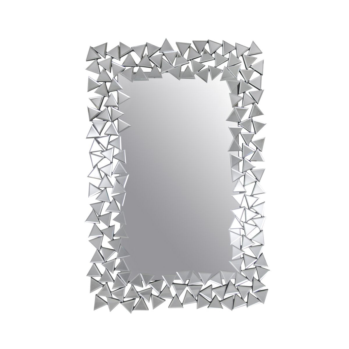Wandspiegel rechthoekig mozaïek frame
