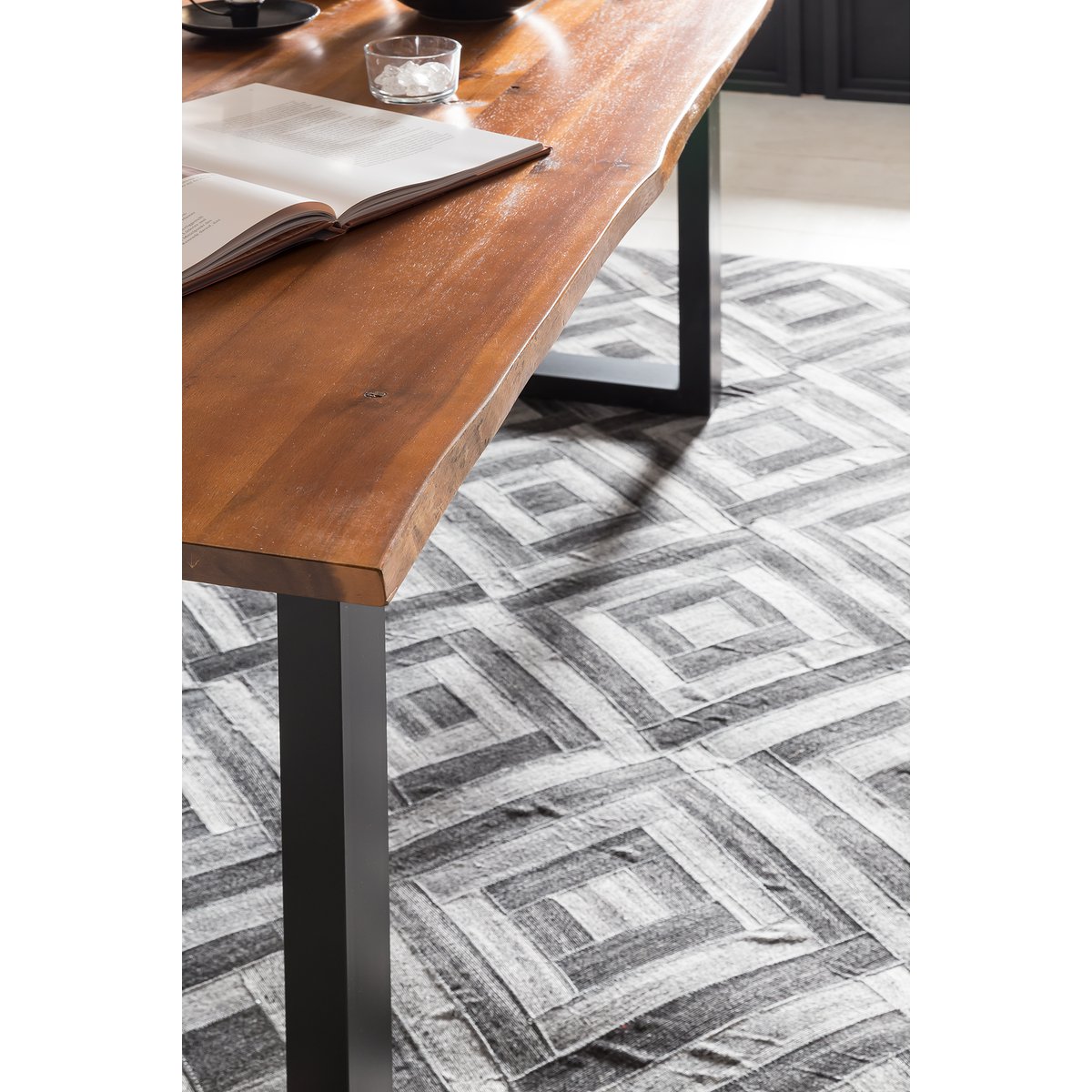 Eetgroep 5 stuks 160x85 cm