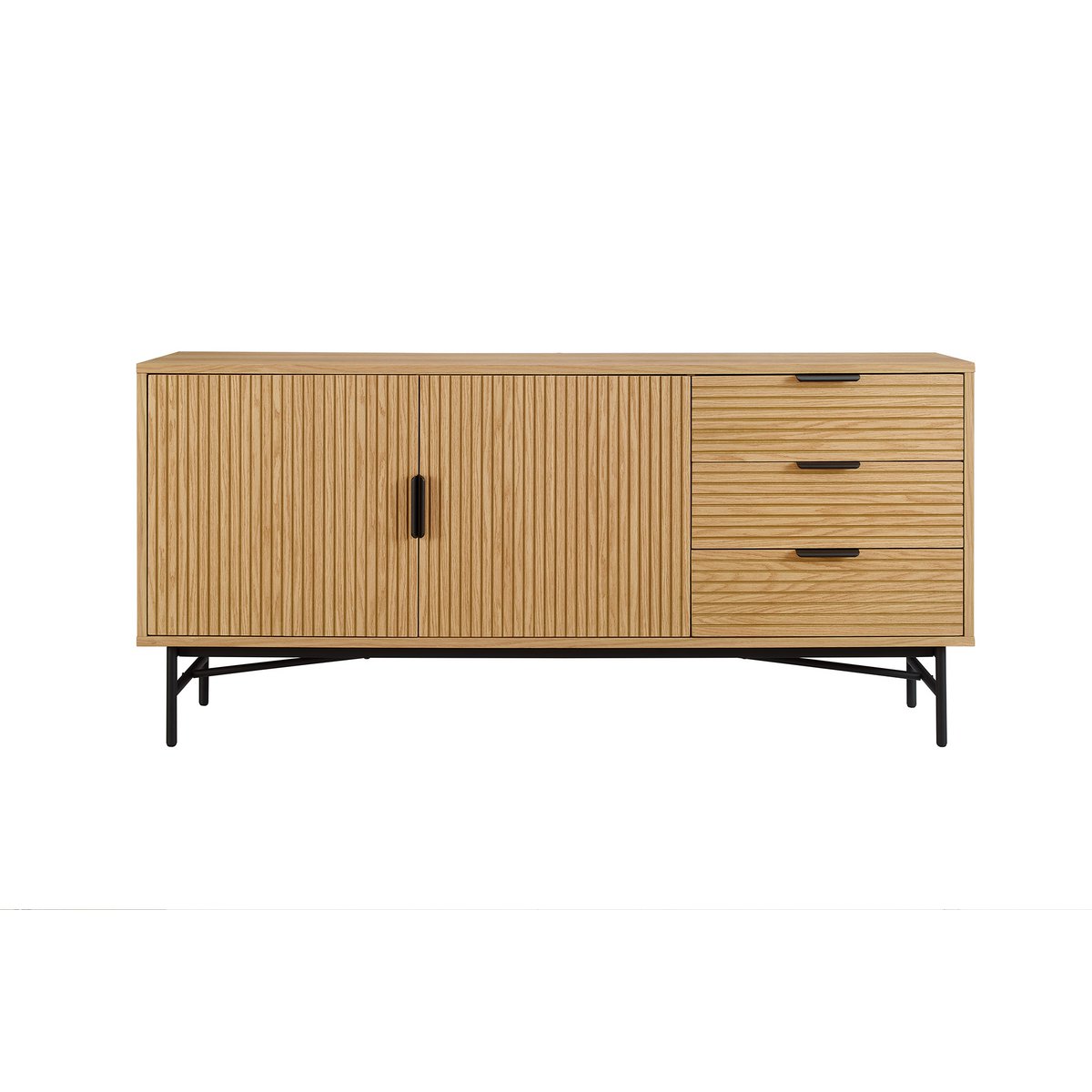 Dressoir 160 cm eiken echt houtfineer