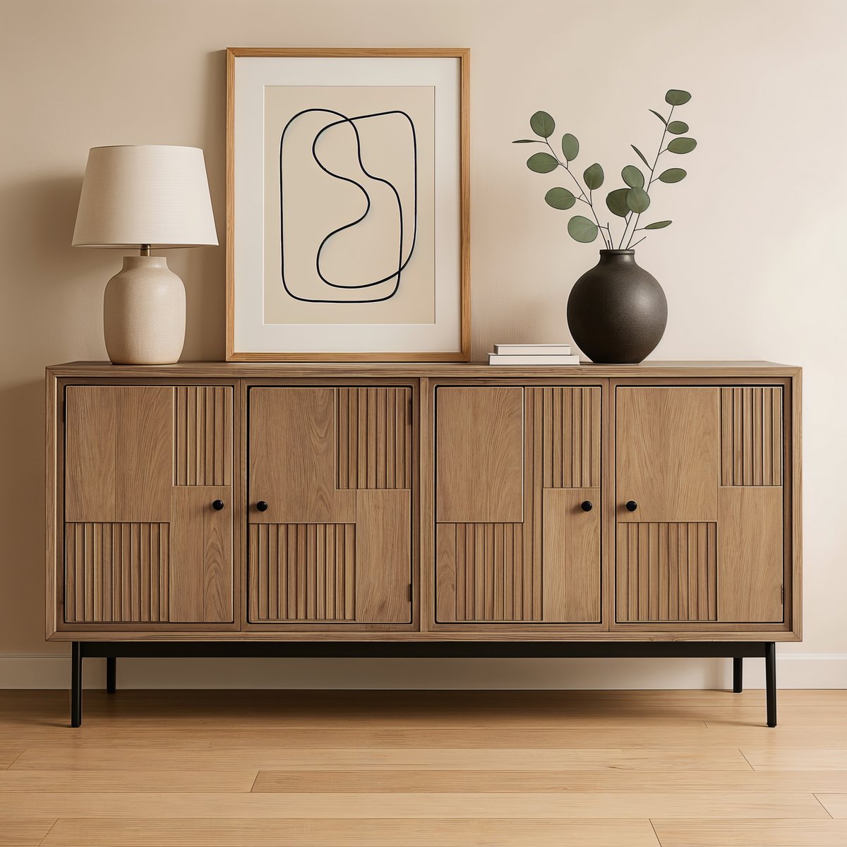 Dressoir met 4 deuren