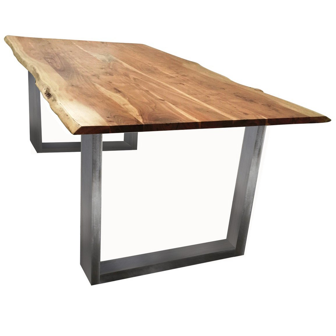 Tafel 180x100 cm, natuurlijk acacia, 56 mm