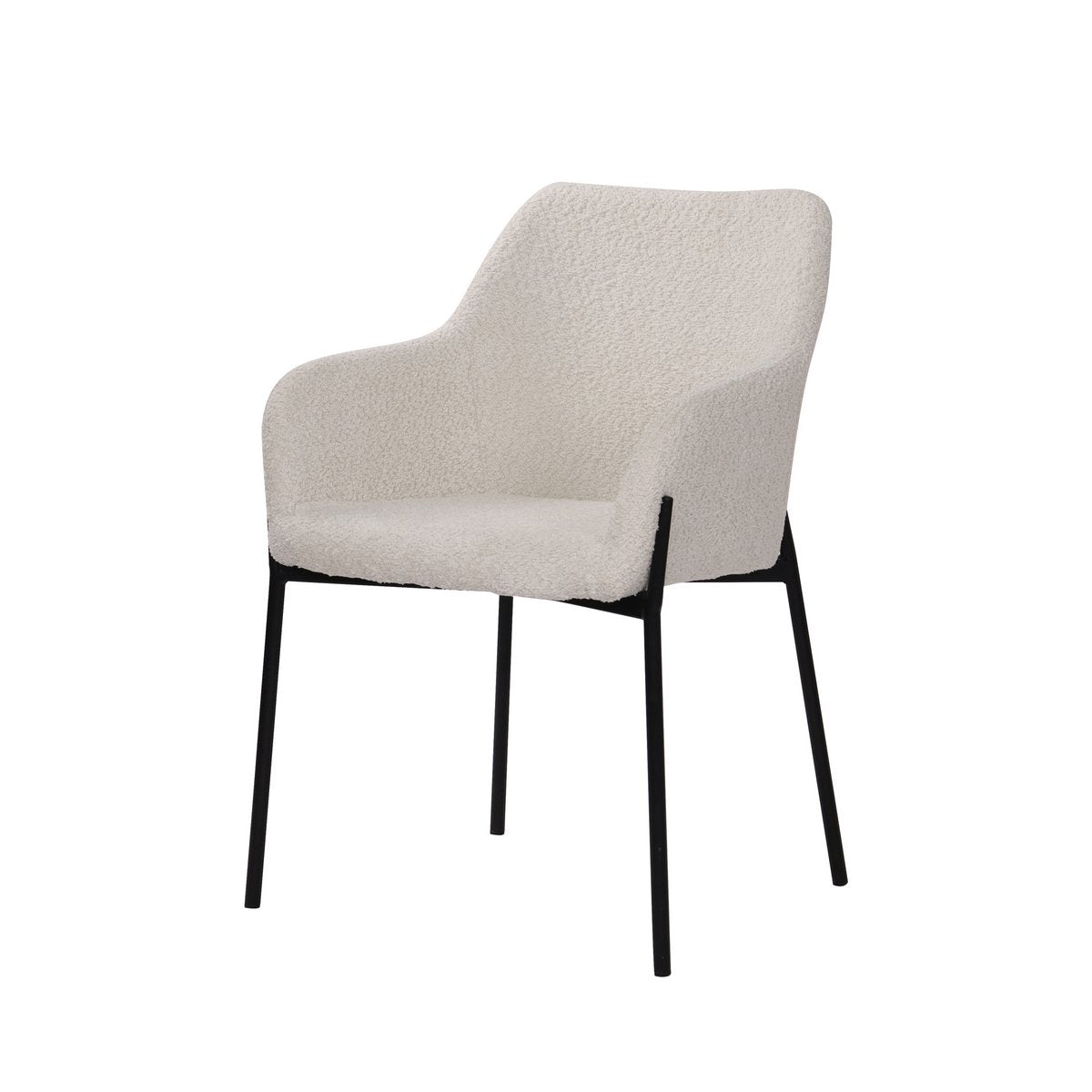Set van 2 fauteuils met bouclé hoes