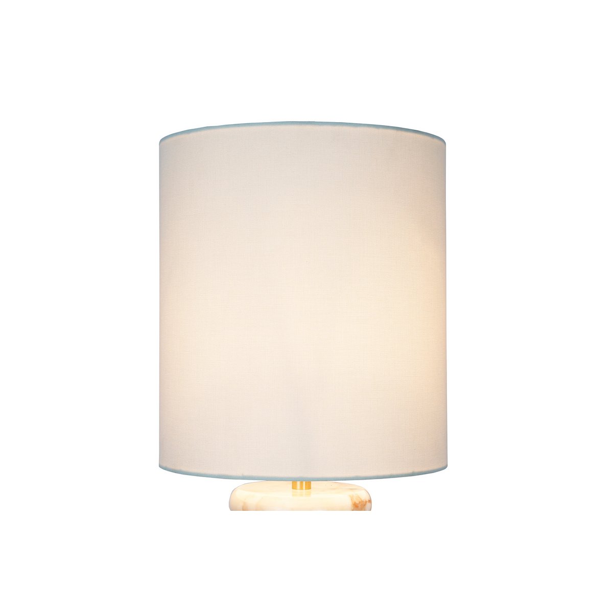 Tafellamp marmer/linnen beige